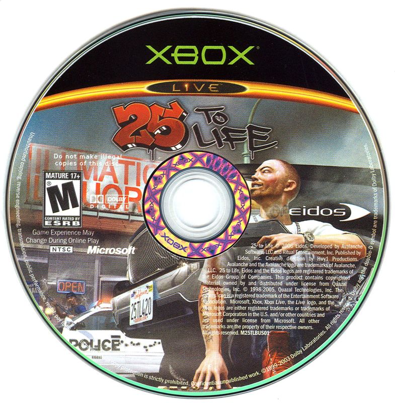 25 to life xbox rom