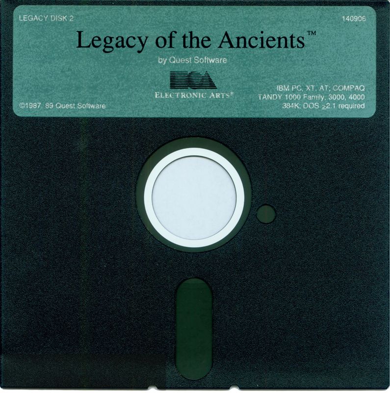 Media for Legacy of the Ancients (DOS): Disk 2