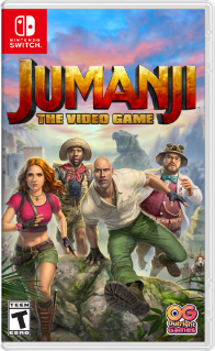 Front Cover for Jumanji: The Video Game (Nintendo Switch) (download release): 1st version