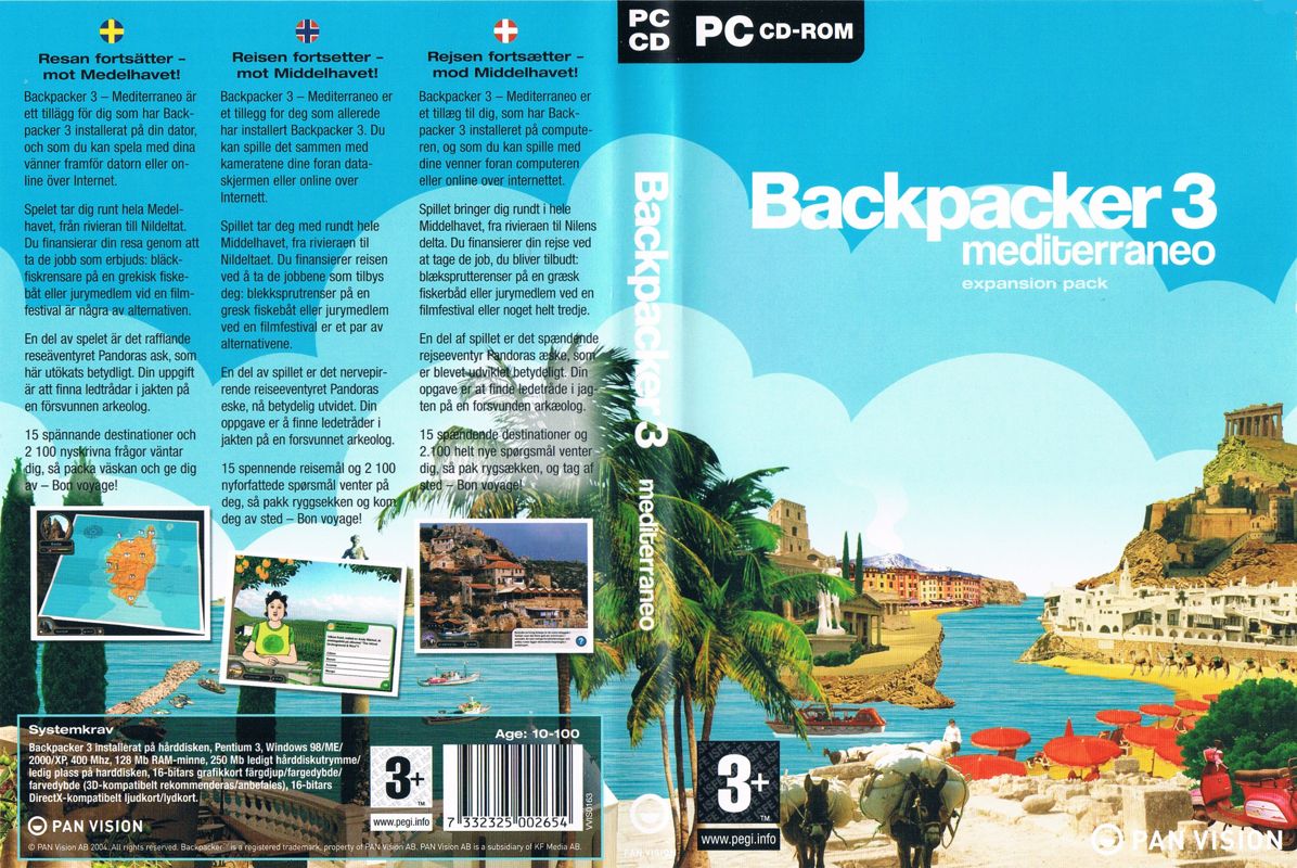 Backpacker 3 The Collection cover or packaging material MobyGames