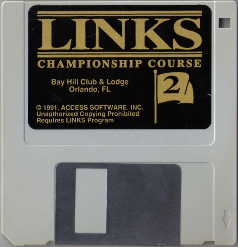 Media for Links: Championship Course - Bay Hill Club & Lodge (DOS) (3.5" Floppy Disk release): Disk 2