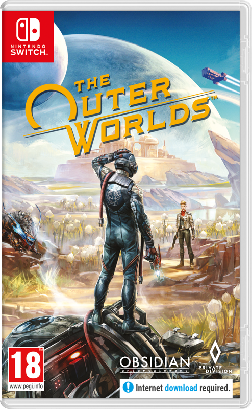 Front Cover for The Outer Worlds (Nintendo Switch) (download release)
