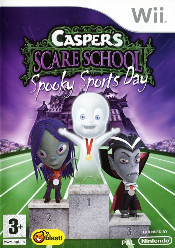 Front Cover for Casper's Scare School: Spooky Sports Day (Wii)