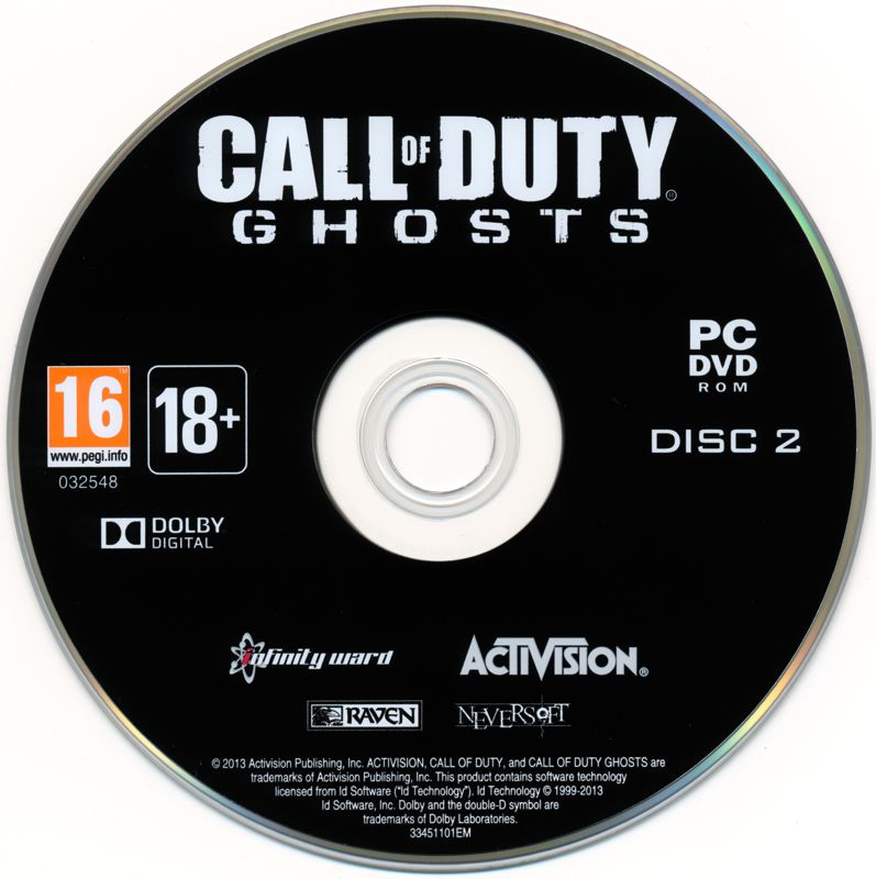 Media for Call of Duty: Ghosts (Windows): Disc 2
