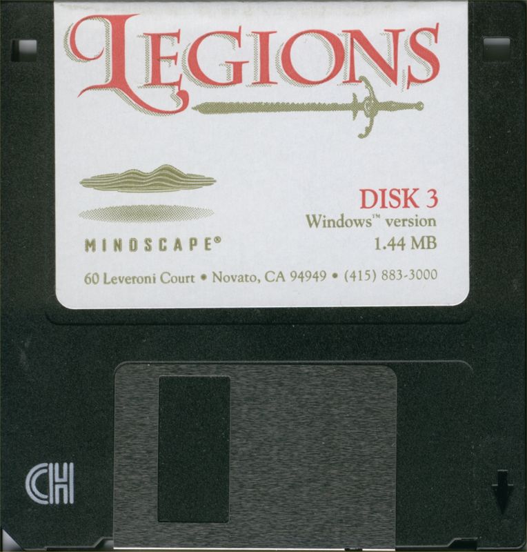 Media for Legions (Windows 3.x): Disk 3