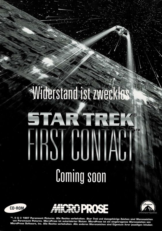 Advertisement for Star Trek: Generations (Windows)