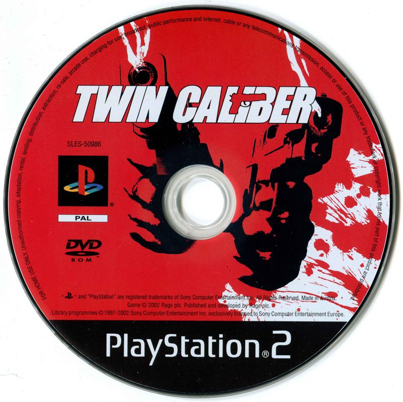 Media for Twin Caliber (PlayStation 2)