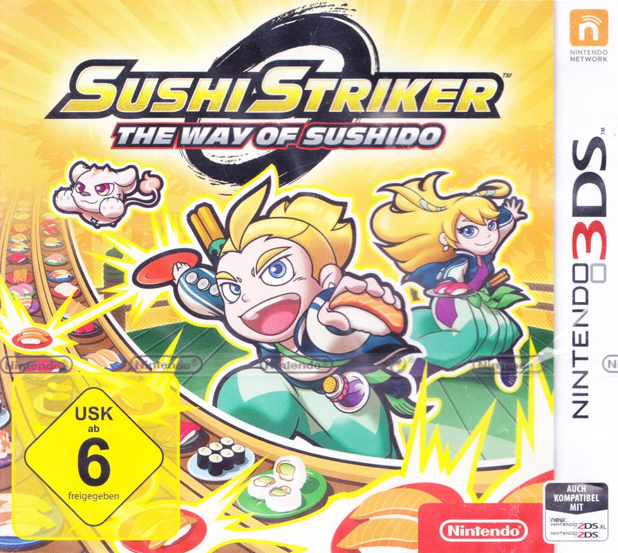 Front Cover for Sushi Striker: The Way of Sushido (Nintendo 3DS)
