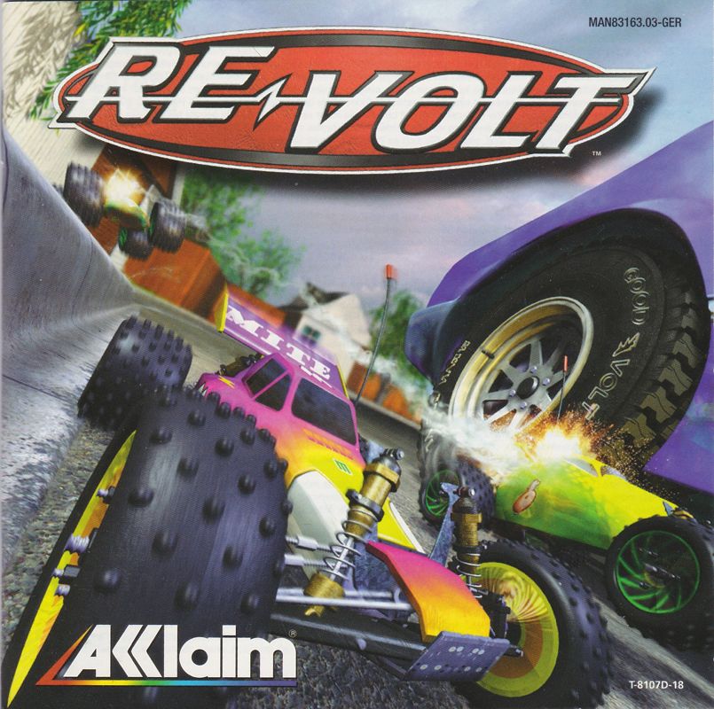 Manual for Re-Volt (Dreamcast)