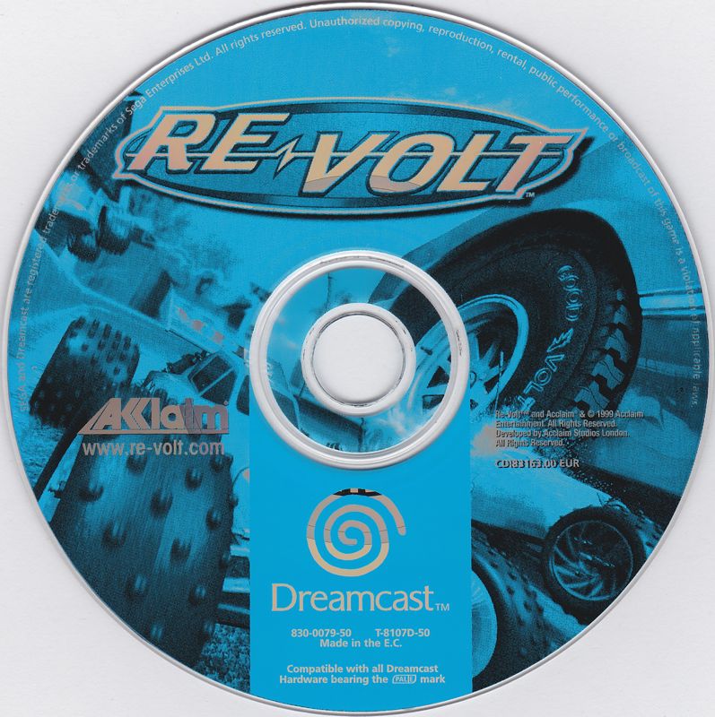 Media for Re-Volt (Dreamcast)