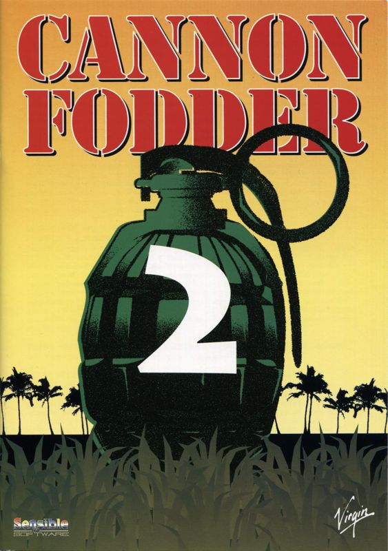 Manual for Cannon Fodder 2 (DOS): Front