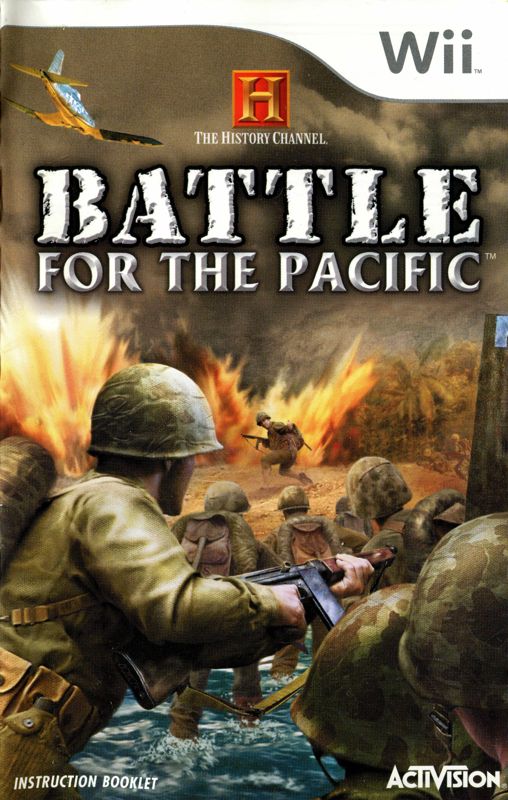 Manual for The History Channel: Battle for the Pacific (Wii): Front