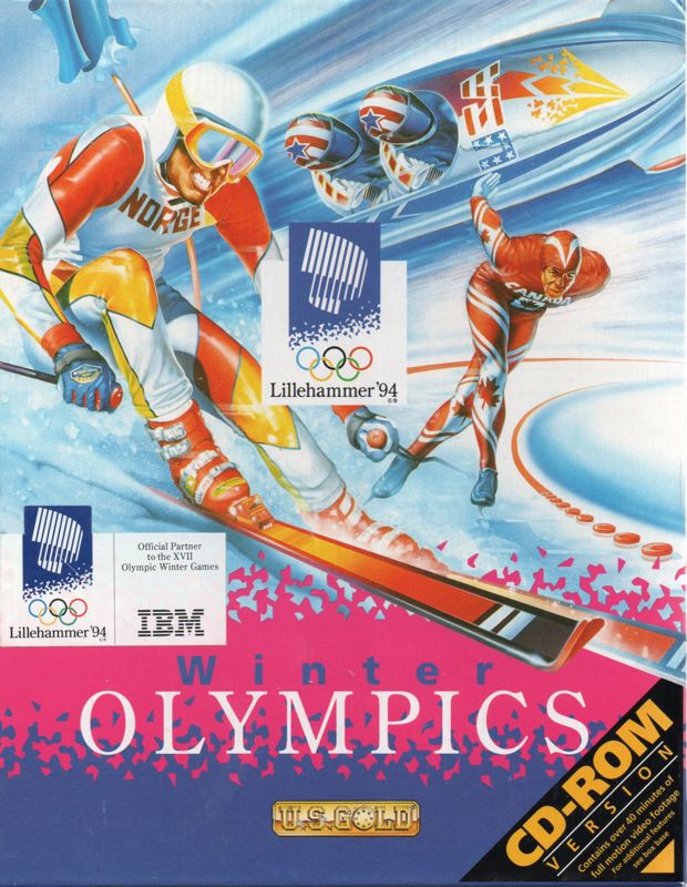 Winter Olympics: Lillehammer '94 cover or packaging material - MobyGames