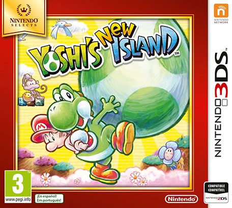 Front Cover for Yoshi's New Island (Nintendo 3DS) (download release): Nintendo Selects release