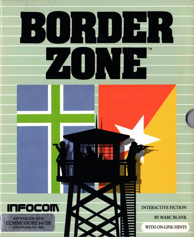 Front Cover for Border Zone (Commodore 64)