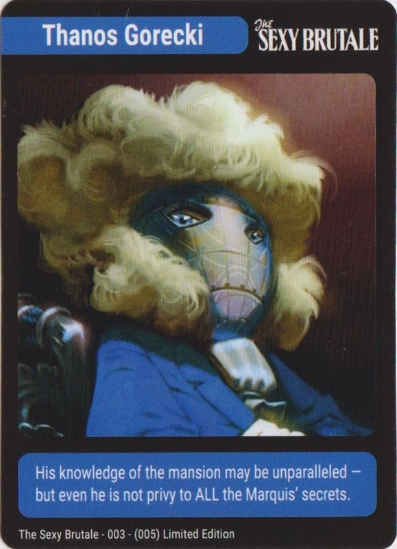 Extras for The Sexy Brutale (Nintendo Switch) (Super Rare Games #30): Art Card (003/005)