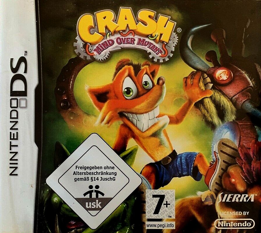 Front Cover for Crash: Mind Over Mutant (Nintendo DS)