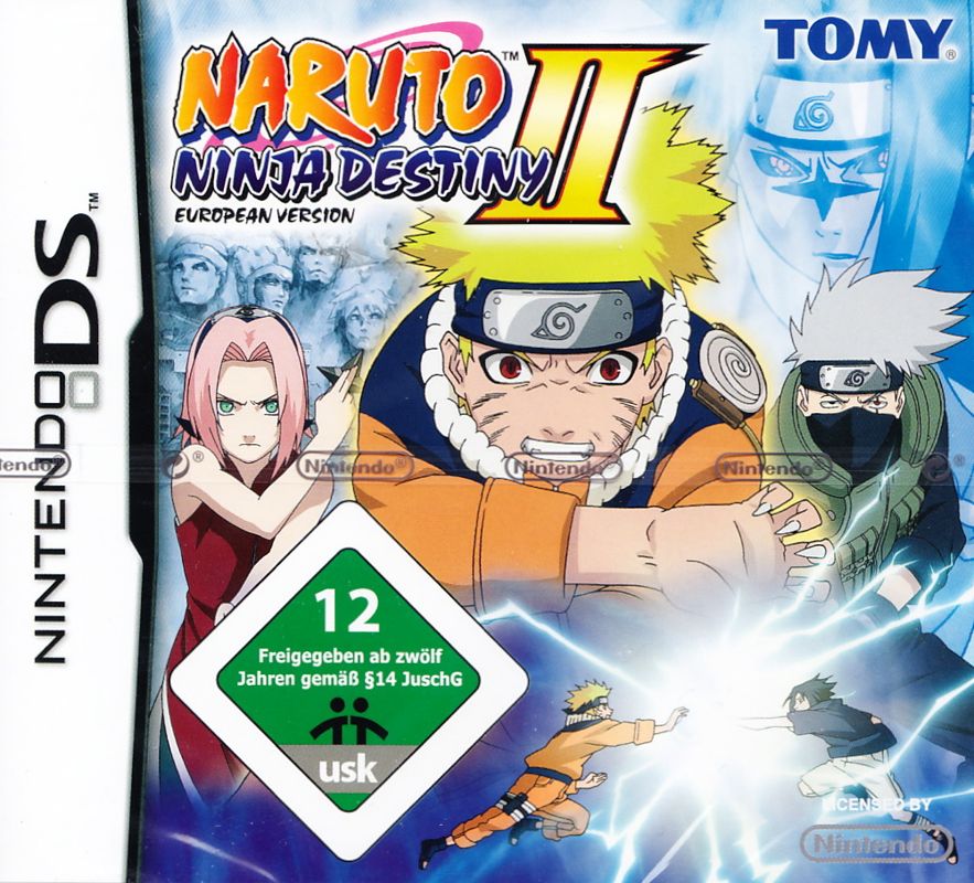 Front Cover for Naruto: Ninja Destiny II - European Version (Nintendo DS)