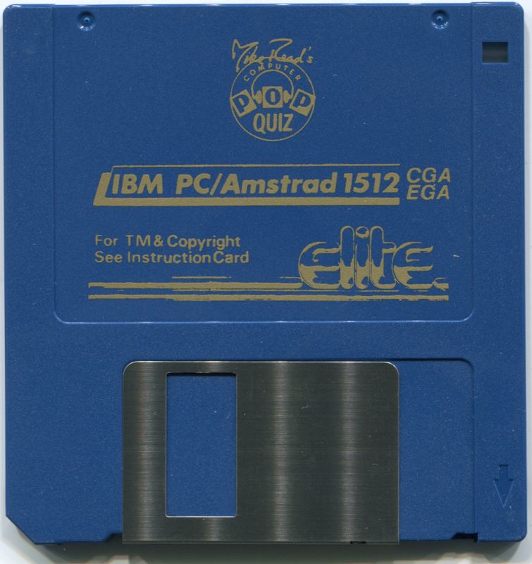 Media for Mike Read's Computer Pop Quiz (DOS): 3.5" Disk 1 of 1