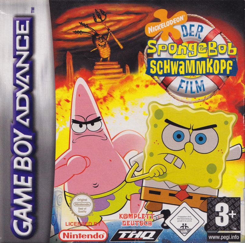 Front Cover for The SpongeBob SquarePants Movie (Game Boy Advance)