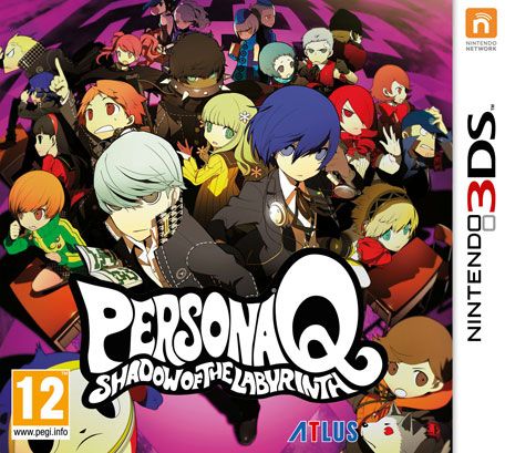 Front Cover for Persona Q: Shadow of the Labyrinth (Nintendo 3DS) (download release)