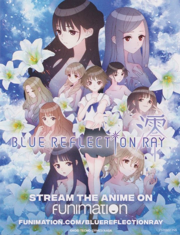Advertisement for Blue Reflection: Second Light (Nintendo Switch)