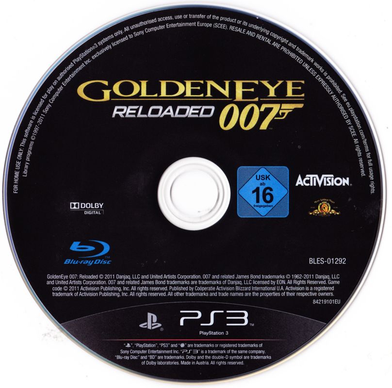 GoldenEye 007: Reloaded cover or packaging material - MobyGames