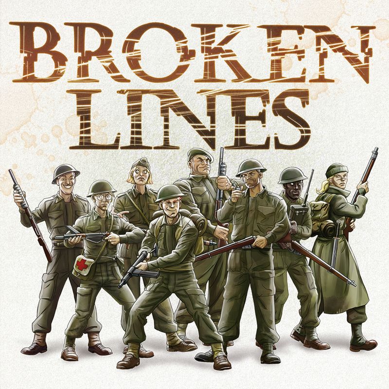 Front Cover for Broken Lines (Nintendo Switch) (download release)