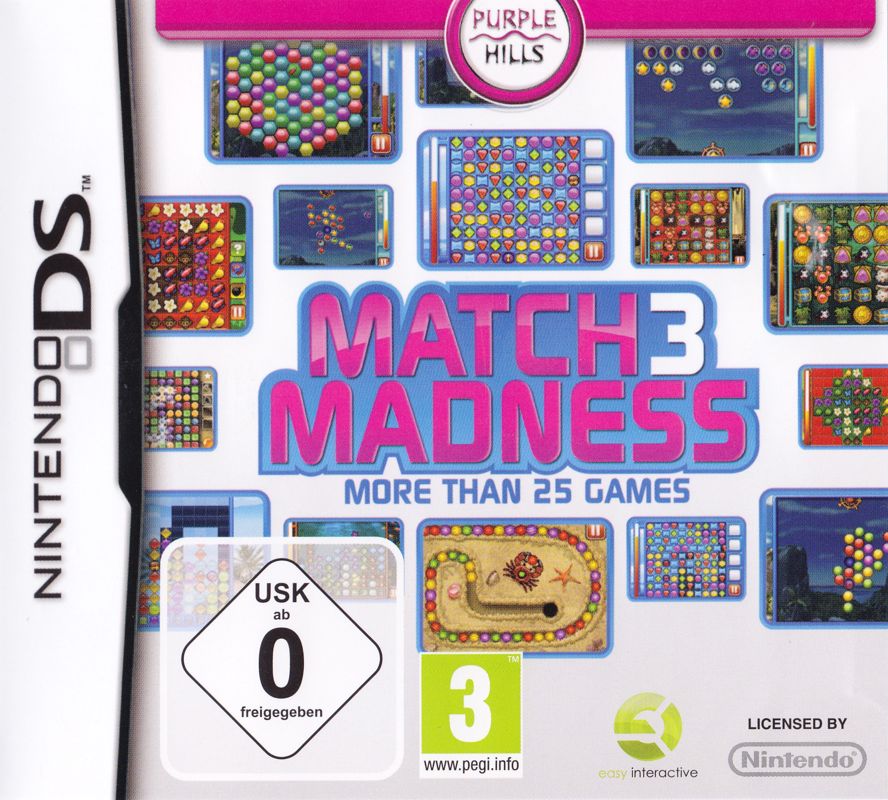 Front Cover for Match 3 Madness (Nintendo DS)