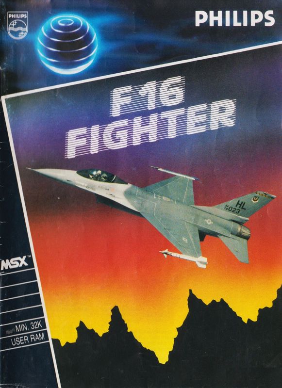 Front Cover for F16 Fighting Falcon (MSX)