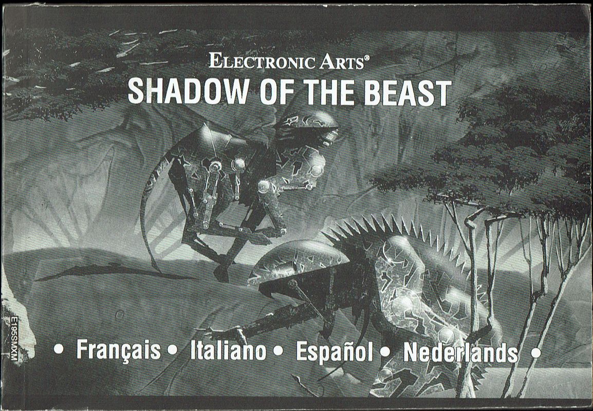 Manual for Shadow of the Beast (Genesis): Back