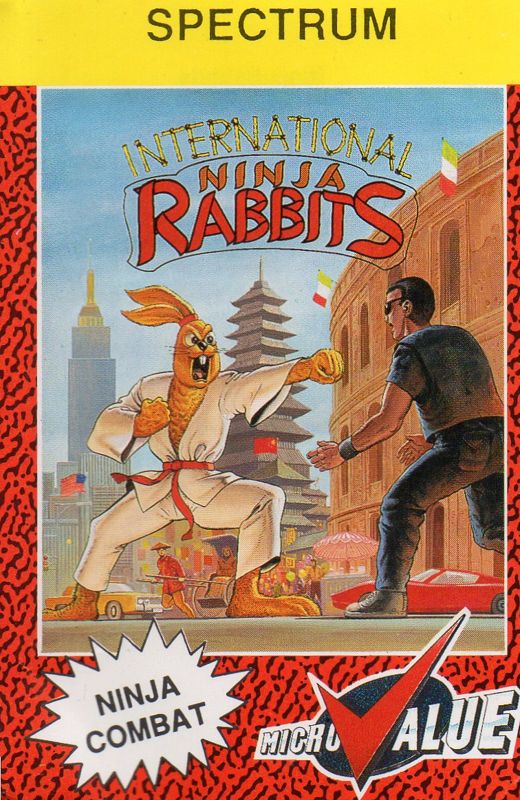 Front Cover for International Ninja Rabbits (ZX Spectrum)