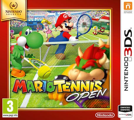 Front Cover for Mario Tennis Open (Nintendo 3DS) (download release): Nintendo Selects release