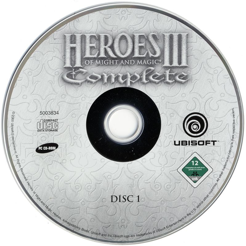Media for Heroes of Might and Magic III: Complete - Collector's Edition (Windows) (Software Pyramide release): Disc 1/2 - Installation