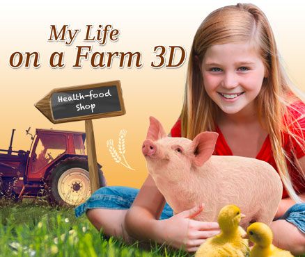 Front Cover for My Life on a Farm 3D (Nintendo 3DS) (download release)