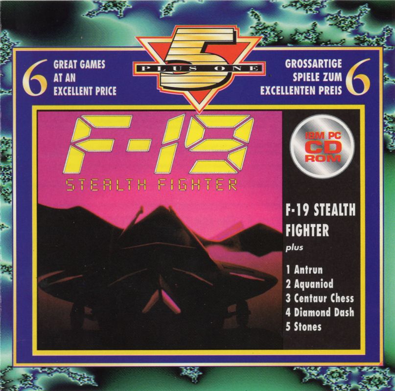 Front Cover for 5 Plus One: F-19 Stealth Fighter (DOS)