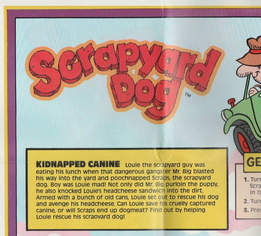 Manual for Scrapyard Dog (Lynx): big double-sided poster