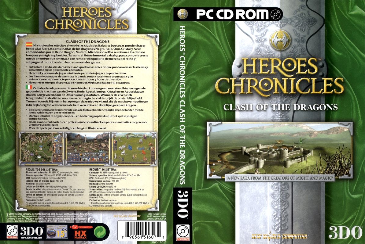 Full Cover for Heroes Chronicles: Clash of the Dragons (Windows)