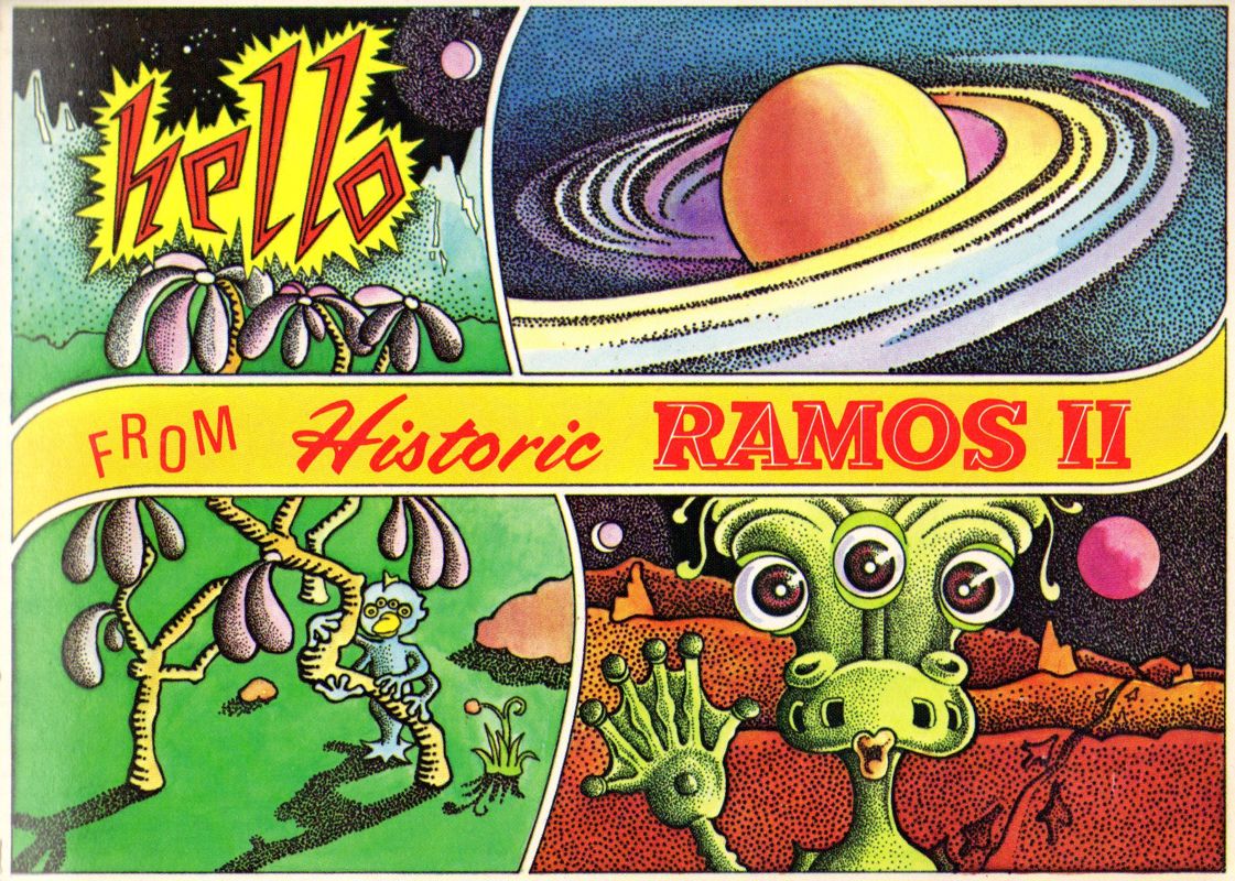 Extras for Planetfall (DOS) (Folio Edition): Ramos II Postcard