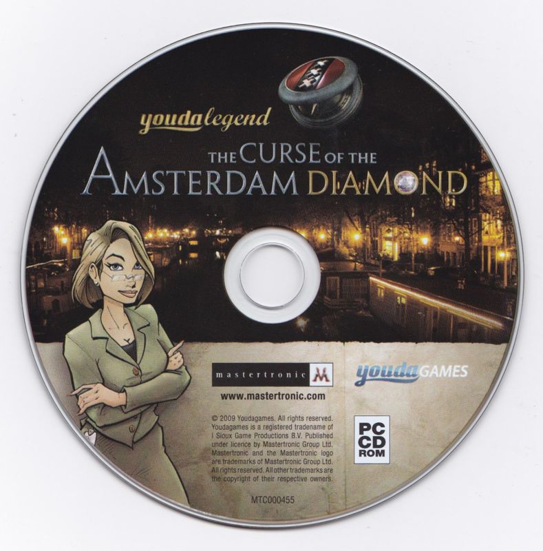 Media for Youda Legend: The Curse of the Amsterdam Diamond (Windows) (Mastertronic release)