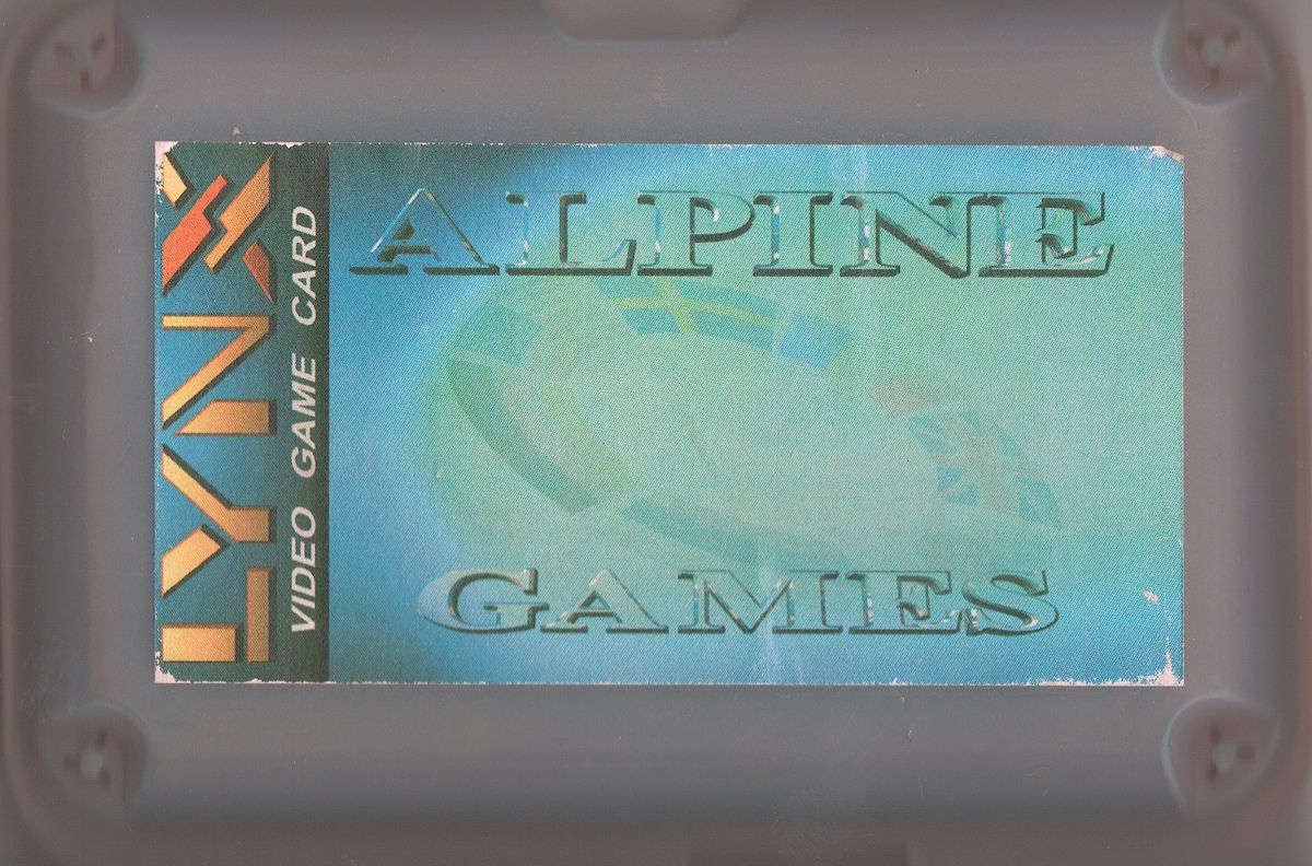 Front Cover for Alpine Games (Lynx)