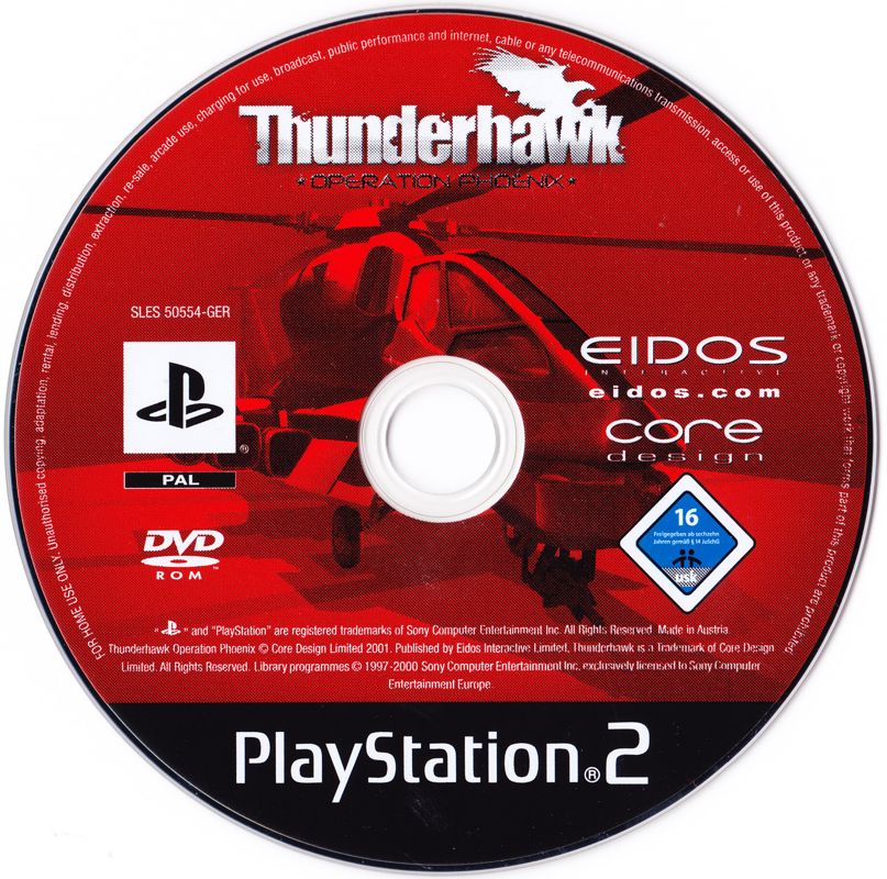 Media for Thunderstrike: Operation Phoenix (PlayStation 2)