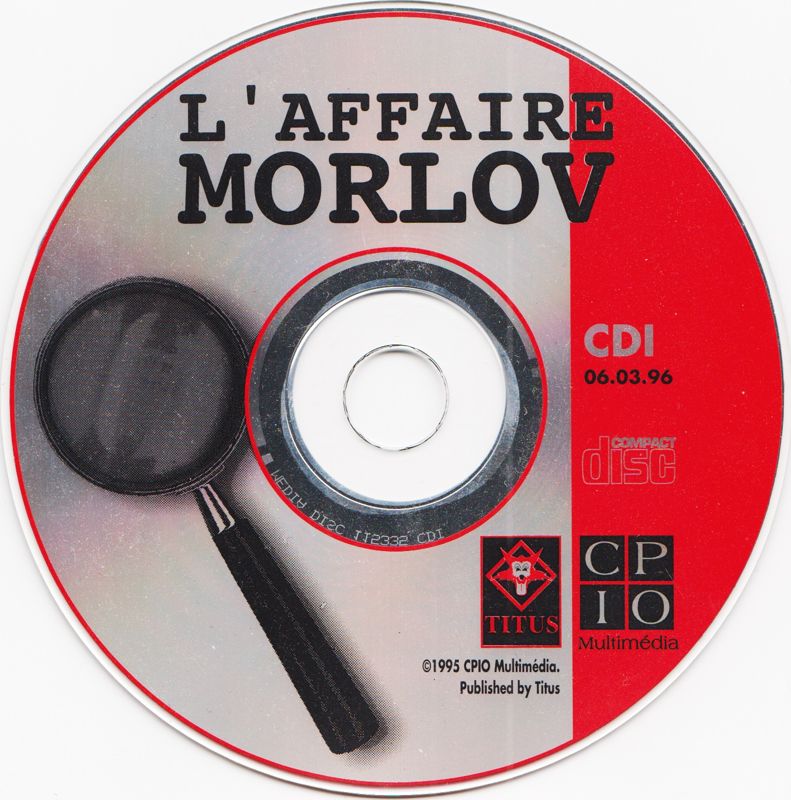 Media for The Morlov Affair (CD-i) (CD-i release sold in PC packaging)