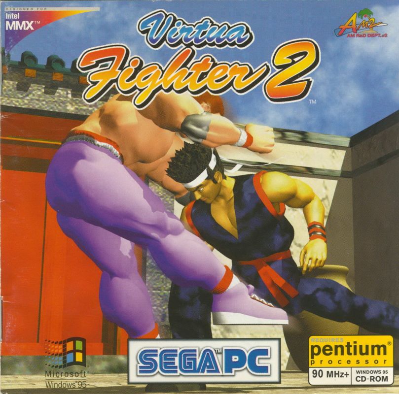 Virtua Fighter 2 cover or packaging material - MobyGames