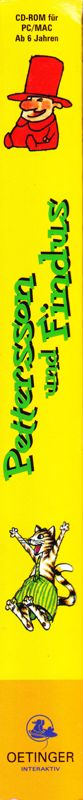 Spine/Sides for Pettson o Findus i snickarbon (Macintosh and Windows 16-bit) (Re-release): Left