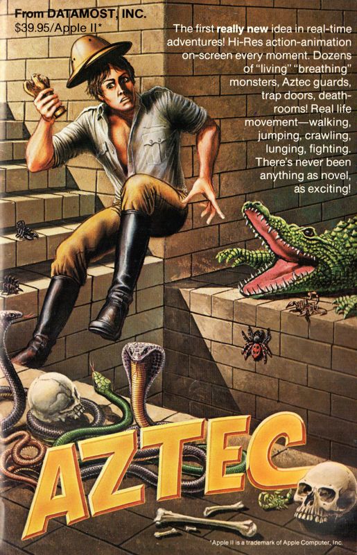Manual for Aztec (Commodore 64): Front