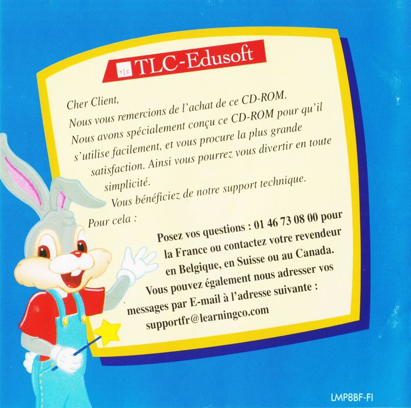 Other for Reader Rabbit's Toddler (Windows and Windows 3.x): Jewel Case - Inside