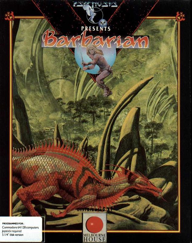 Front Cover for Barbarian (Commodore 64)