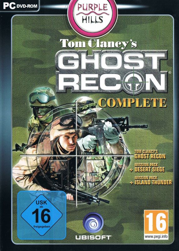 Front Cover for Tom Clancy's Ghost Recon: Gold Edition (Windows) (Purple Hills release)