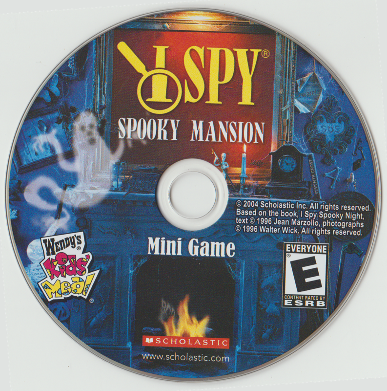 Media for I Spy: Spooky Mansion (Macintosh and Windows) (Wendy's Kids' Meal release)